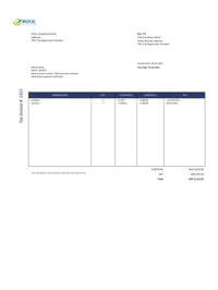 final billing invoice template uae