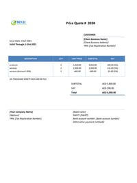 quotation online template uae quotation online template uae