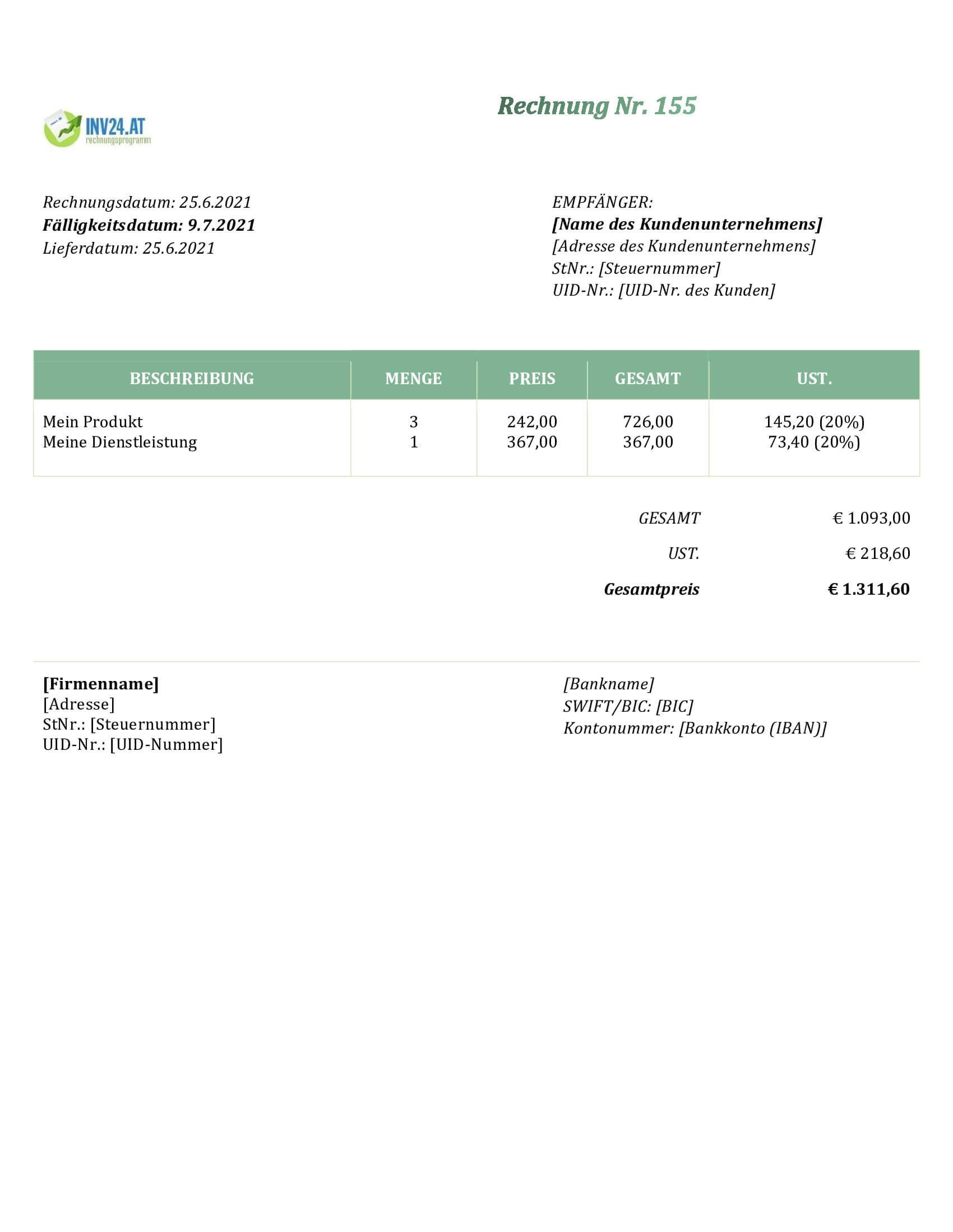 Online Rechnungsvorlage Österreich Online Rechnungsvorlage Österreich