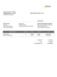 Rechnung Formular Österreich Rechnung Formular Österreich