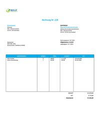 Rechnungs Template Österreich Rechnungs Template Österreich