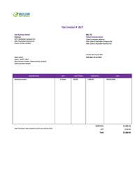 work electrical invoice template australia