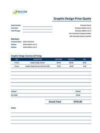 graphic design quote template australia