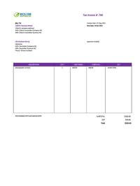 work photography invoice template australia