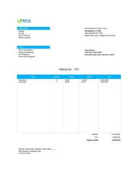 faktura template BiH Excel / Google Sheets