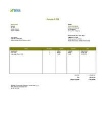 ponuda template BiH Excel / Google Sheets