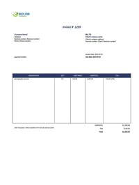 38 free invoice templates for canada word excel pdf google docs sheets
