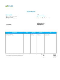 standard small business template canada