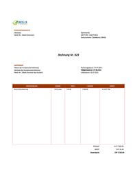 Rechnung Dienstleistung Muster Schweiz Rechnung Dienstleistung Muster Schweiz