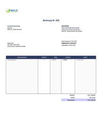 Rechnung Transportunternehmen Muster Schweiz Rechnung Transportunternehmen Muster Schweiz