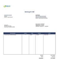 Vorlage Rechnung Ferienwohnung Schweiz Vorlage Rechnung Ferienwohnung Schweiz