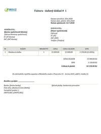 faktura vzor word Word / Google Docs