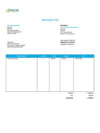 42 Kostenlose Rechnungsvorlagen - Word, Excel, PDF, Google Docs/Sheets