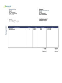 Gebäudereinigung Rechnung Muster