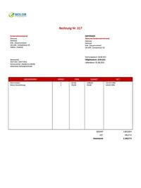 Libreoffice Rechnungsvorlage