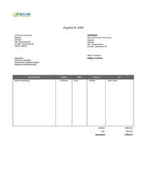 Maler Angebot Muster