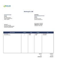 Rechnung Einzelunternehmen Muster