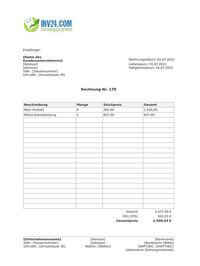 Rechnungsmuster