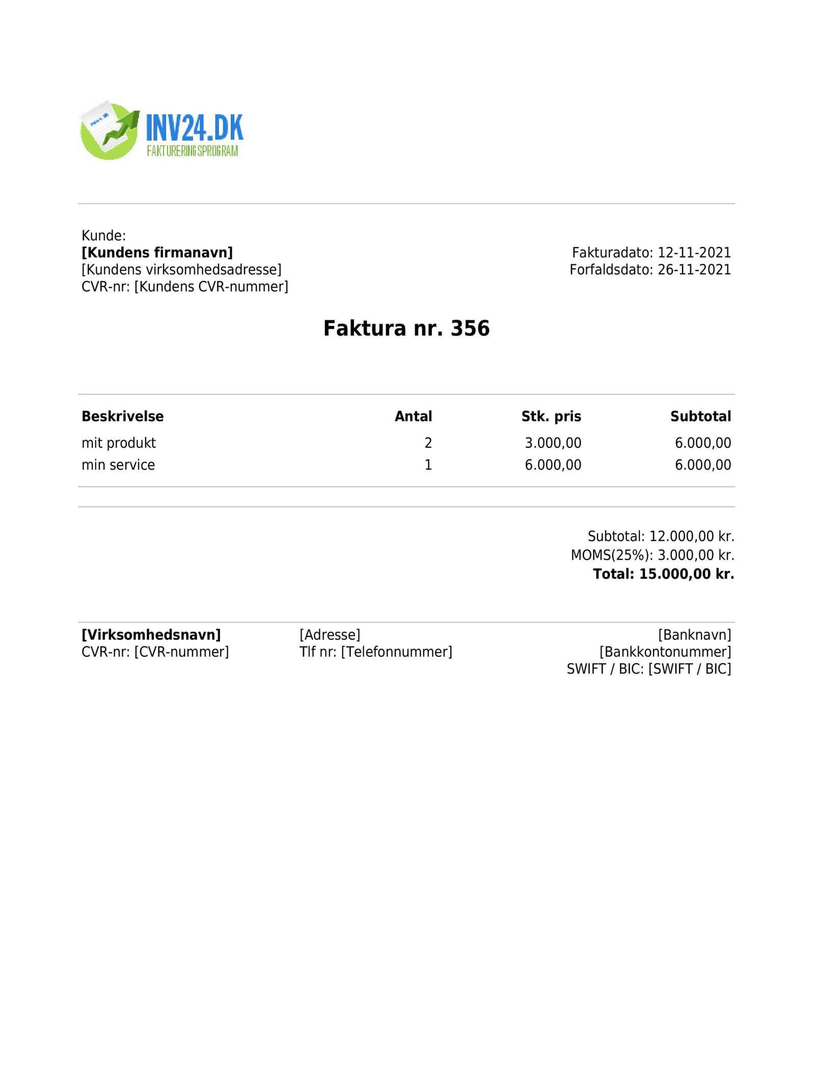 Gratis Faktura Generator PDF Online Fakturering gratis-faktura-generator-pdf-online-fakturering