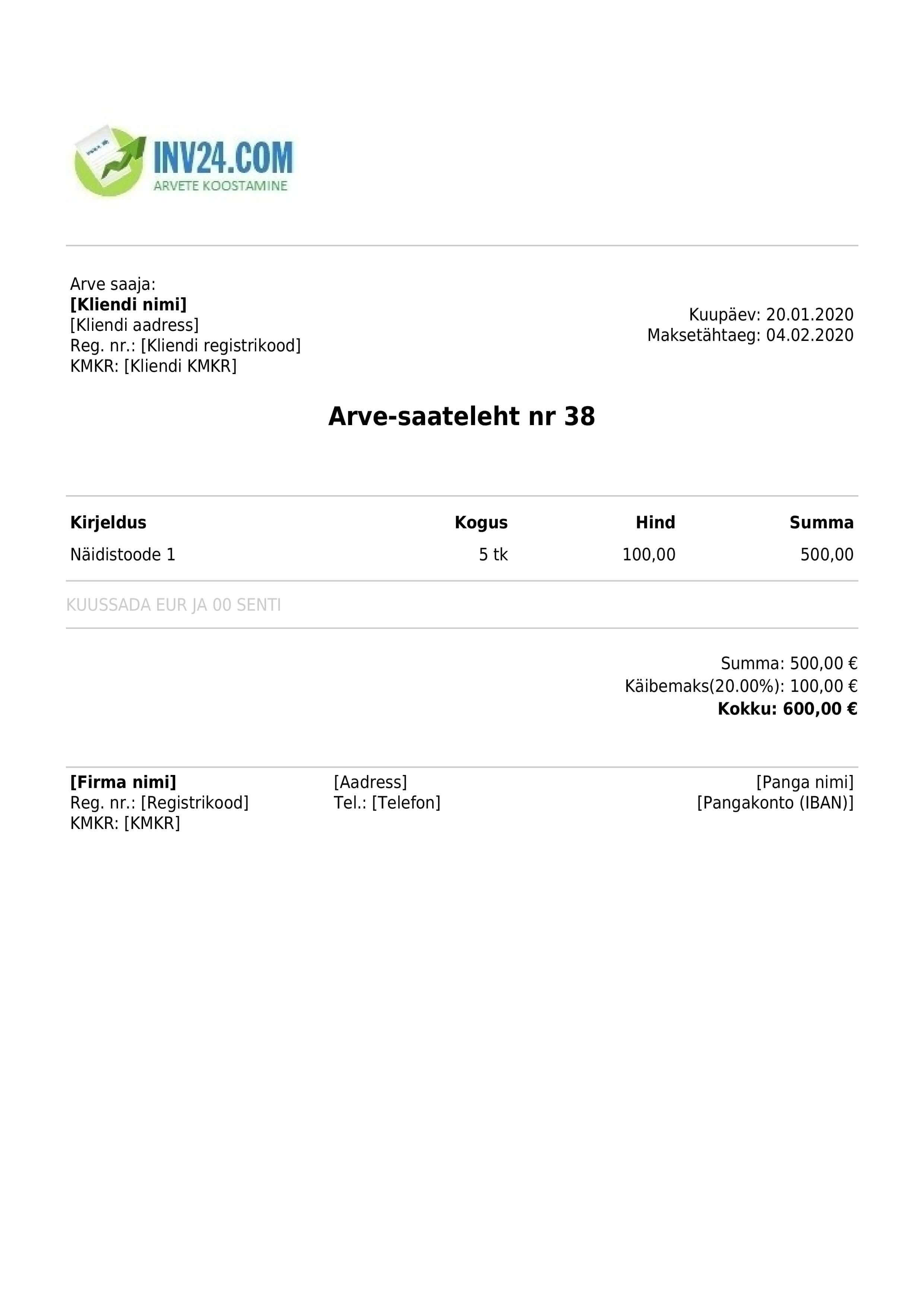 arve saateleht blankett (PDF) arve saateleht blankett (PDF)