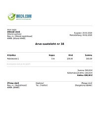 arve saateleht blankett arve saateleht blankett