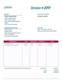 Babysitting invoice template Babysitting invoice template