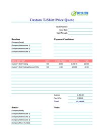 custom t shirt quote template