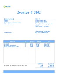 final invoice template