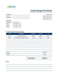 graphic design quote template