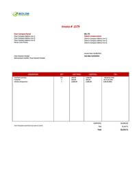 writable mechanic invoice template