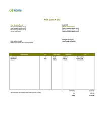 quote template google sheets