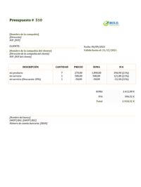 plantilla de presupuesto de obra doc plantilla de presupuesto de obra doc