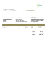 plantilla para hacer factura plantilla para hacer factura