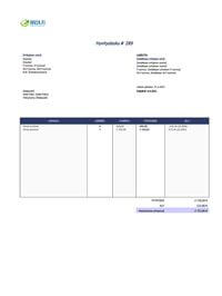 hyvityslasku pohja Excel / Google Sheets