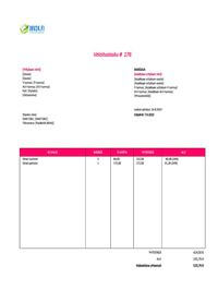 veloituslasku Excel / Google Sheets