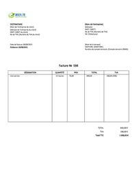 modèle de facture pour consultant conseil et management modèle de facture pour consultant conseil et management