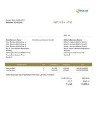 freelance model blank invoice template uk