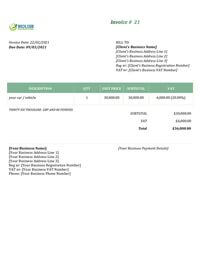small business car sales invoice template uk