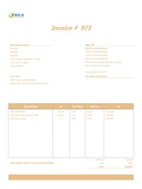 child care invoice template UK child care invoice template UK