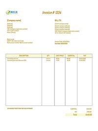 consulting invoice template UK consulting invoice template UK