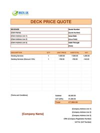 deck quote template uk