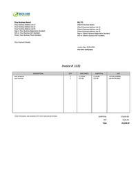 sound engineer invoice form uk