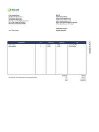 fancy online invoice template uk