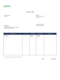standard best invoice template hk