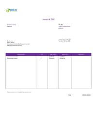 printable paper construction invoice template hk