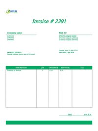 crypto invoice template Hong Kong