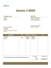 invoice template with bank details Hong Kong