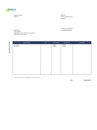 journalist modern invoice template hk