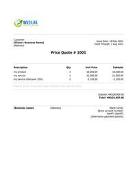 quotation template hk quotation template hk