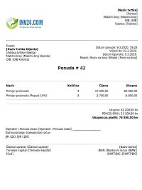 poslovna ponuda izgled poslovna ponuda izgled